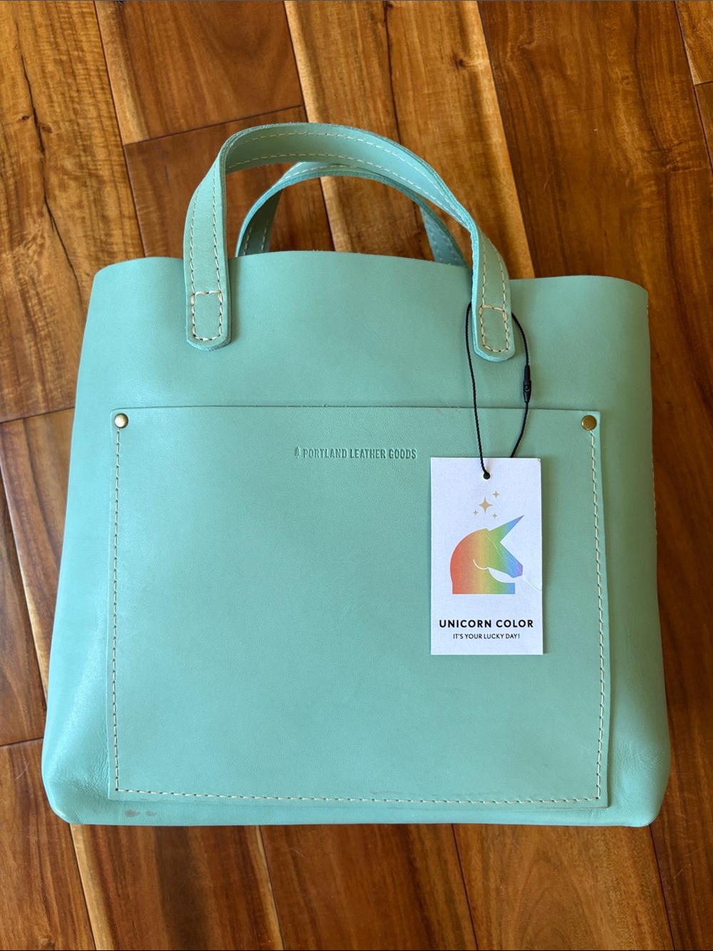 Portland Leather Goods Mint Classic Medium Crossbody Tote